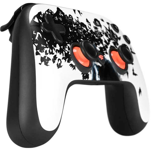 DC Comics Batman Holding batarang Art Google Stadia Controller Skin